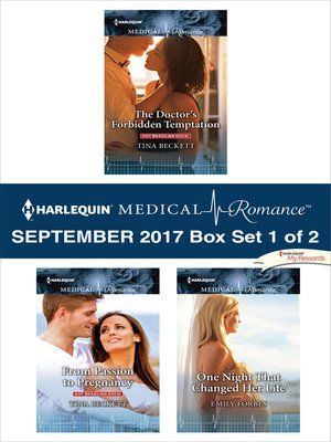cover image of Harlequin Medical Romance September 2017--Box Set 1 of 2